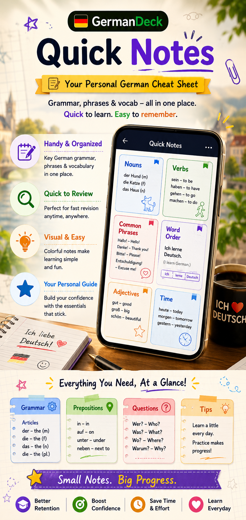 Quick Notes screen